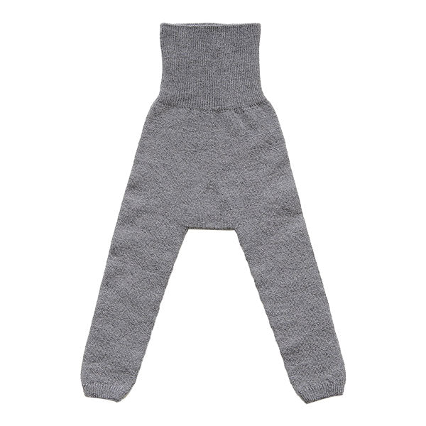 レギンス10分丈 子供服 綺麗目 | moc High waisted knit leggings Biscuit