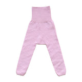 レギンス10分丈 子供服 綺麗目 | moc High waisted knit leggings Biscuit