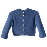 カーディガン デニム風 | moc Garter knitting cardigan Denim
