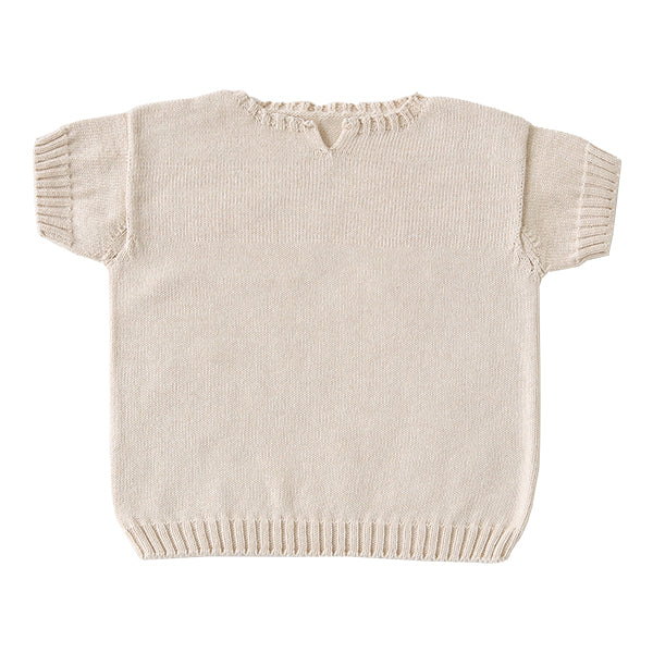 半袖 プルオーバー 70サイズ | moc Front slit short sleeved pullover 70 Cookie