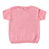 サマーニット ベビー 半袖 | moc Front slit short sleeved pullover 70 Gummy