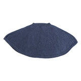 マント 子ども服 防寒着 | moc Kanoko Crewneck poncho 80 Denim