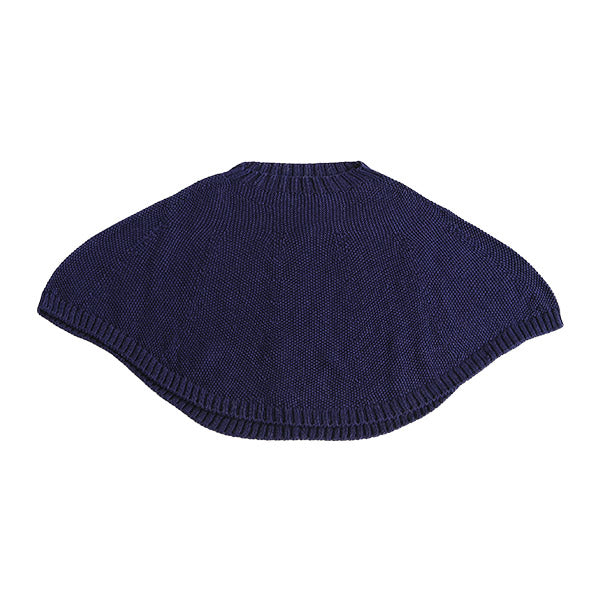 マント 子ども服 防寒着 | moc Kanoko Crewneck poncho 80 Denim
