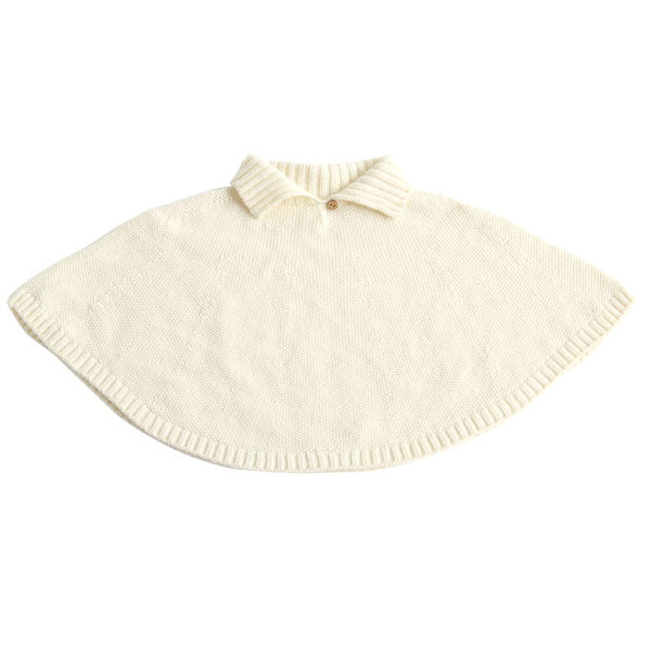 ポンチョ | moc Kanoko Collarneck poncho 90 Muffin ホワイト