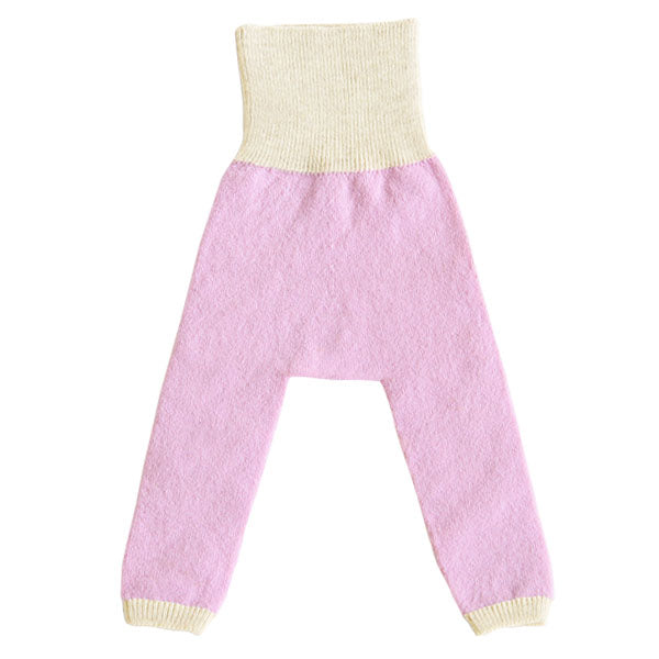 レギンス10分丈 子供服 綺麗目 | moc High waisted knit leggings Biscuit