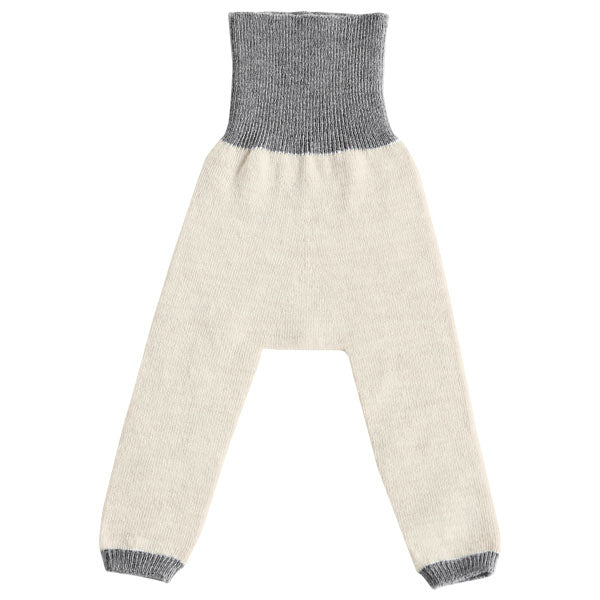 レギンス10分丈 子供服 綺麗目 | moc High waisted knit leggings Biscuit