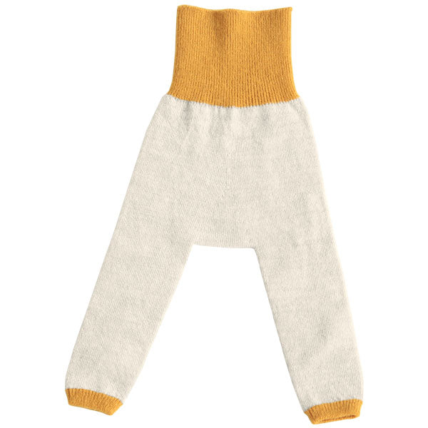 レギンス10分丈 子供服 綺麗目 | moc High waisted knit leggings Biscuit