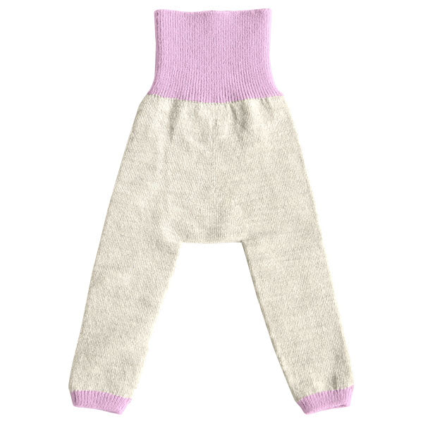 レギンス10分丈 子供服 綺麗目 | moc High waisted knit leggings Biscuit