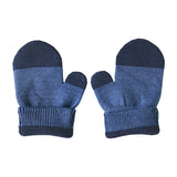 手袋 ミトン コットン | moc Mitten glove bicolor Denim コバルトインディゴ × インディゴブルー