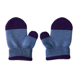 手袋 ミトン コットン | moc Mitten glove bicolor Denim コバルトインディゴ × インディゴブルー