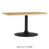 ハイテーブルカフェ風インテリア 壁寄せ 二人暮らし | CT-SC12065 Atype-H脚