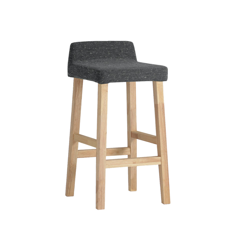 家庭用カウンターチェア 省スペース設計｜BALハイチェア 1Pカバー/脚NA