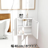 ウォールシェルフ 扉付き | WallBox7-DX D 単品M 棚付き 木目