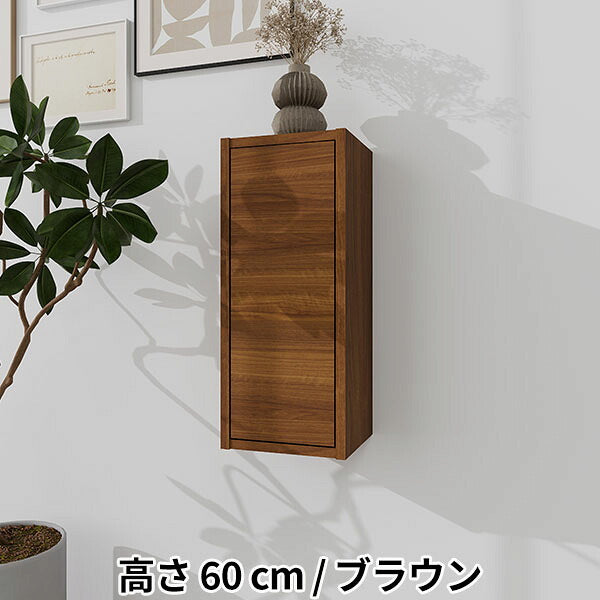 ウォールシェルフ 扉付き 小物収納 壁付け収納 幅24.5cm｜WallBox7-DX