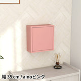ウォールシェルフ 扉付き | WallBox7-DX D 単品S aino