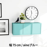 ウォールシェルフ 扉付き | WallBox7-DX E 単品M aino