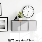 ウォールシェルフ 扉付き | WallBox7-DX E 単品M aino