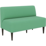 ソファ おしゃれ ダイニング | LDスリム 2P-ｱｰﾑﾚｽ/脚DBR ソフィア生地