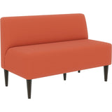 ソファ おしゃれ ダイニング | LDスリム 2P-ｱｰﾑﾚｽ/脚DBR ソフィア生地