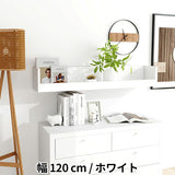 ウォールシェルフ 桟付き | WallBox7-ST C-1200 木目