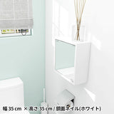 ミラーキャビネット 鏡扉 | WallBox7-DXﾐﾗｰ D-S棚付き nail