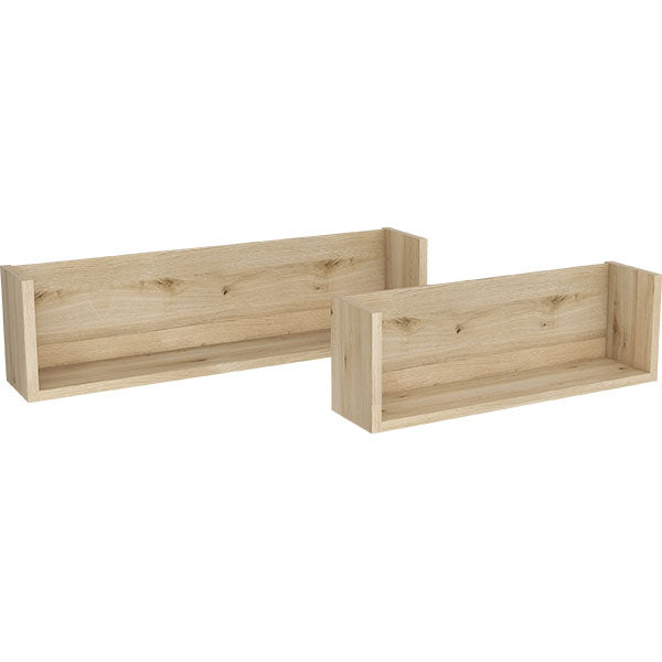 ウォールシェルフ セット 本棚ウォールシェルフ セットウォールシェルフ セット | WallBox7 F 木目