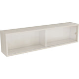 壁掛け棚 壁掛け収納 | WallBox7 B-1200 Glass whitewood
