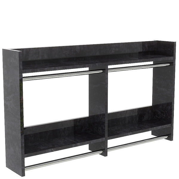 壁掛けラック ウォールハンガーラック | Mirai ウォールハンガーラック 1202570 black