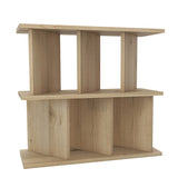 ディスプレイラック 間仕切りシェルフ | パーテーションラック 3×2/D30木目