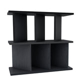 ディスプレイラック 間仕切りシェルフ | パーテーションラック 3×2/D30木目