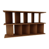 本棚 パーテーションラック | パーテーションラック 5×2/D30木目