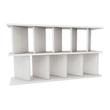 本棚 パーテーションラック | パーテーションラック 5×2/D30木目