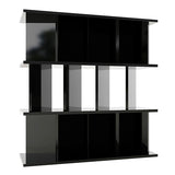 間仕切り棚 収納 | パーテーションラック 4×3/D35 black