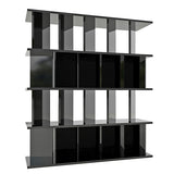 間仕切り棚 収納 | パーテーションラック 5×4/D35 black