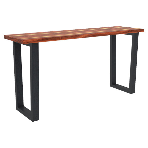 オフィスデスク ハイタイプ | arne table 1805090 パープルウッド/脚BKW