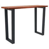 コンソールテーブル 飾り台 | arne table 15050105 パープルウッド/脚BKW