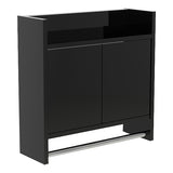 コートハンガー ウォールラック | Mirai ｳｫｰﾙﾊﾝｶﾞｰﾗｯｸDX 602060 black