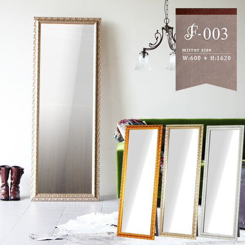 ウォールミラー アンティーク調木製 - オーダー家具、インテリア