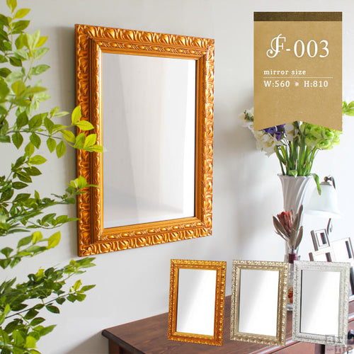 ウォールミラー アンティーク調木製 - オーダー家具、インテリア通販の