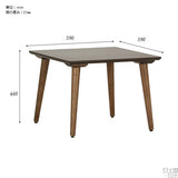 glande-V 600×600四角LT | 机 木製テーブル