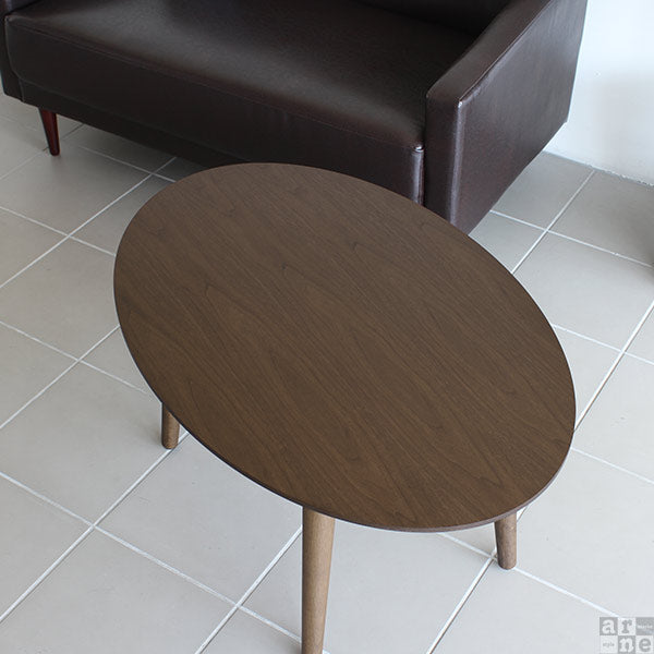glande-V 900×600楕円LT | センターテーブル 木製 ウッドテーブル