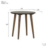 glande-V 600×600丸HT | センターテーブル デスク カフェ風テーブル