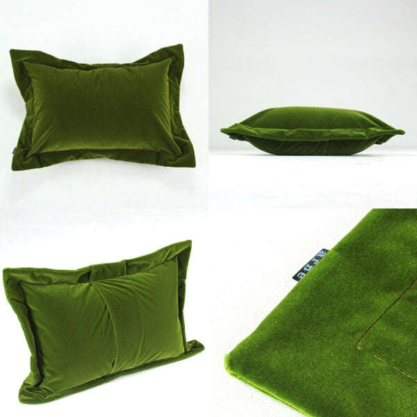 interior cushion 43×63  中綿付き モケット生地 | 手作り ベロア クッション