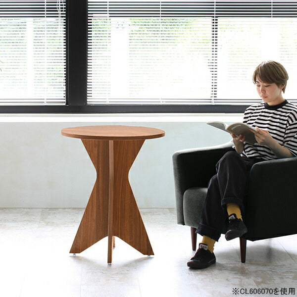 BAL table SQR606070 | カフェテーブル サイドテーブル 正方形 角丸 木目