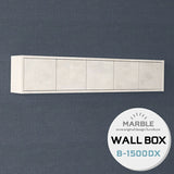 WallBox7-DX B-1500 marble | ウォールシェルフ 扉付き