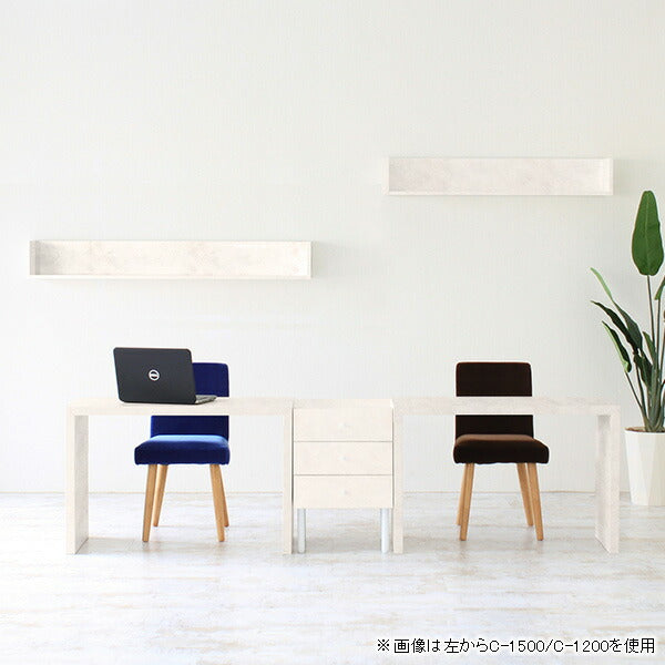 ウォールシェルフ コの字｜wallbox7 C-1500 marble｜0000a55216
