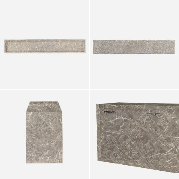 wallbox7 B-1800 graystone | ウォールシェルフ 長方形