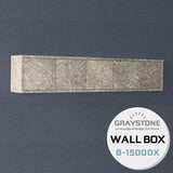 WallBox7-DX B-1500 graystone | ウォールシェルフ 扉付き