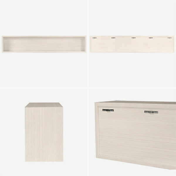 wallbox7 B-1500 whitewood | ウォールシェルフ 長方形