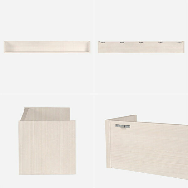 wallbox7 C-1500 whitewood | ウォールシェルフ コの字